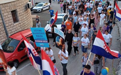Hod za život, obitelj i Hrvatsku u Imotskom, 22. lipnja 2024. godine ”Glas rođenih za život nerođenih”